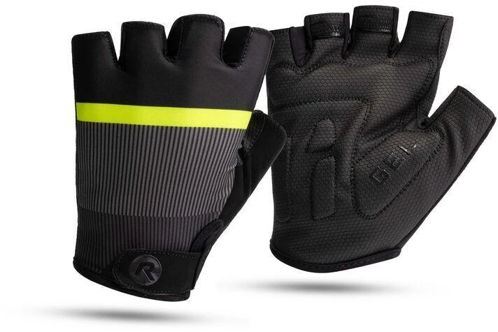 Rogelli HERO II pirštinės juodos-fluorescencinės 2XL