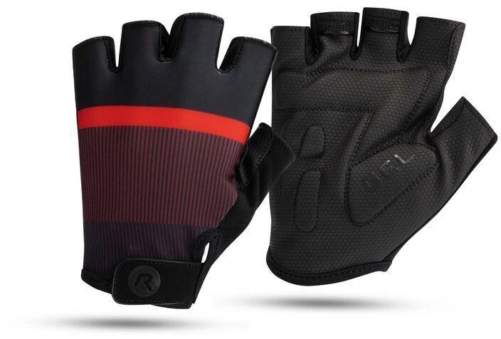 Rogelli HERO II pirštinės juodos ir bordo 2XL