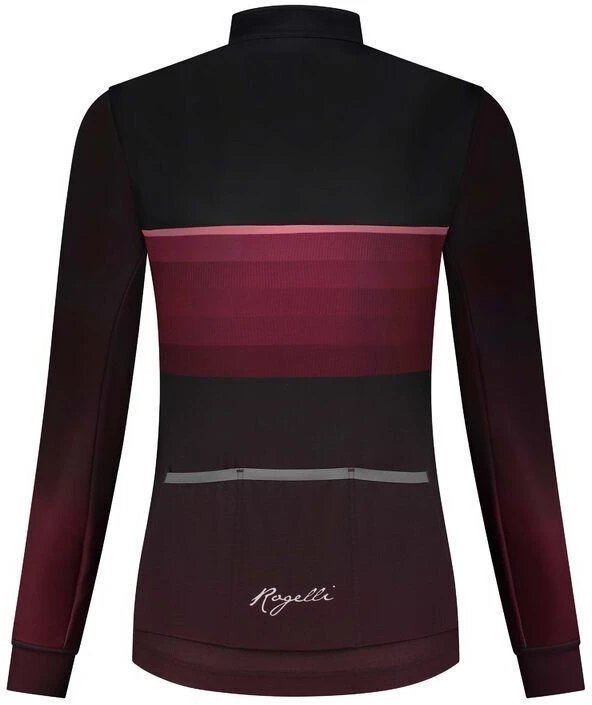 Rogelli IMPRESS II moteriškas švarkelis, burgundiškas, XS
