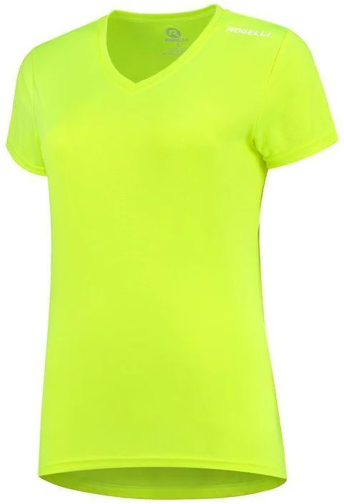 Rogelli moteriški marškinėliai Promo fluor XL