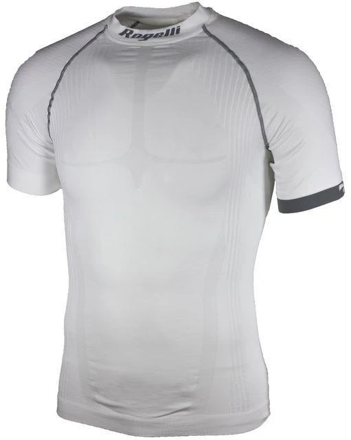 Rogelli prakaito juosta su trumpomis rankovėmis COMPRESSION balta 3XL