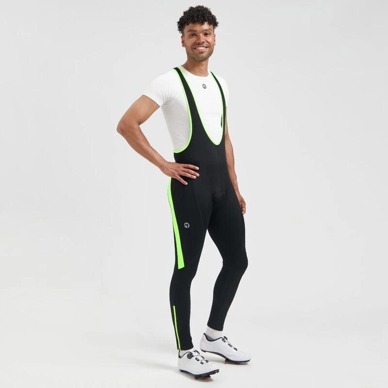 Rogelli siauros kelnės CORE COLORED juodos-fluorescencinės 4XL