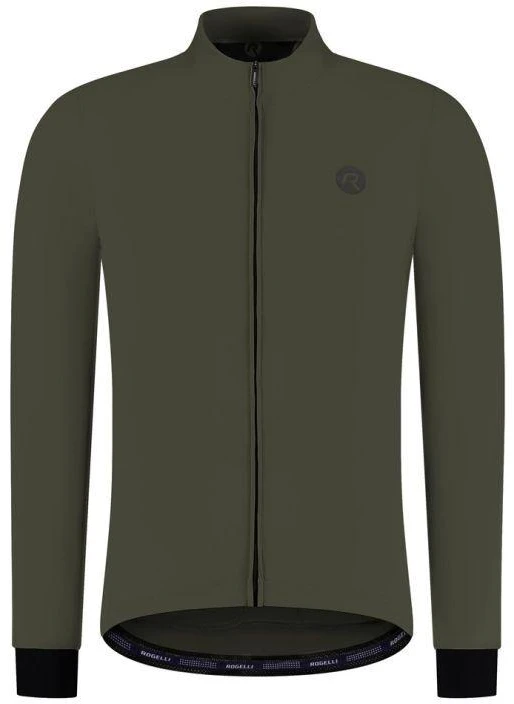 Rogelli SIGNATURE ilgomis rankovėmis marškinėliai žali 2XL