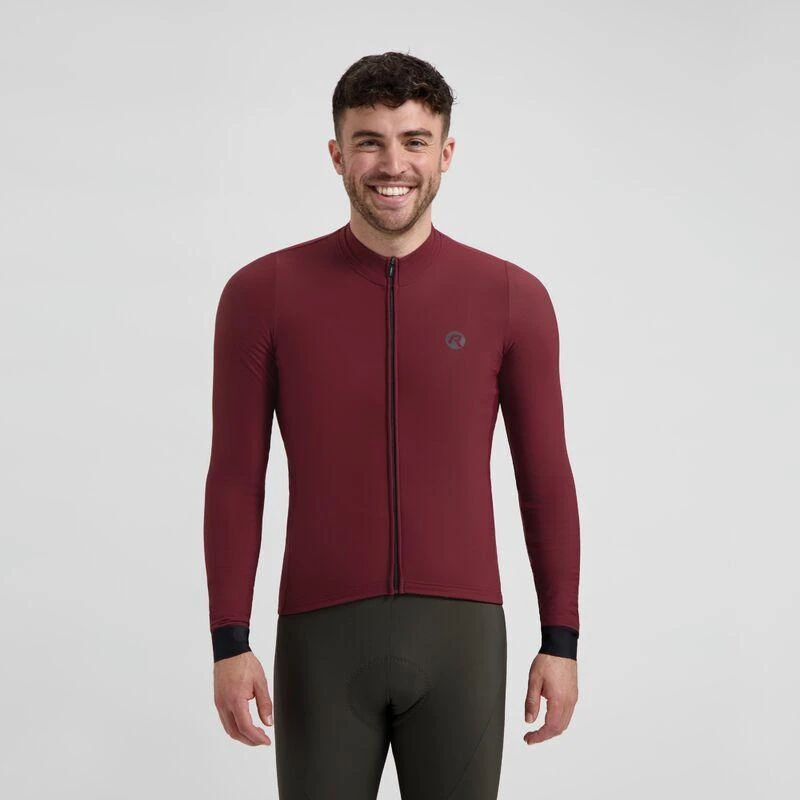 Rogelli SIGNATURE ilgomis rankovėmis marškinėliai raudoni 2XL