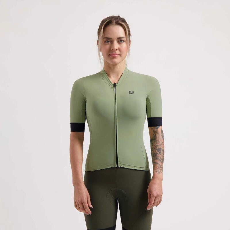 Rogelli SIGNATURE moteriški marškinėliai žali 2XL