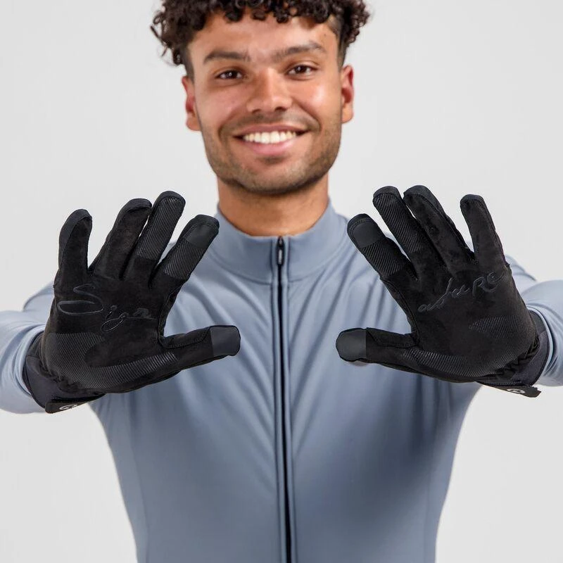 Rogelli SIGNATURE žieminės pirštinės juodos 2XL