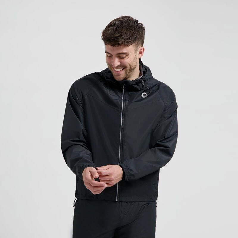 Rogelli unisex CORE striukė nuo lietaus juoda M