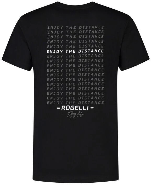 Rogelli vyriški marškinėliai LOGO juodi 2XL