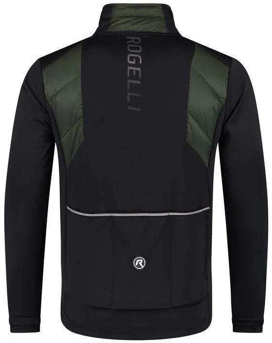Rogelli WADDED II žiemos striukė žalia ir juoda 3XL