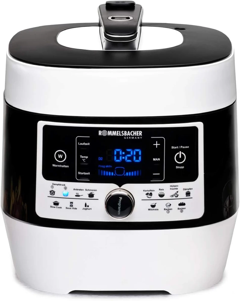 Rommelsbacher elektrinis daugiafunkcis greitpuodis 6 l, 1000 W, 14 programų MD 1000