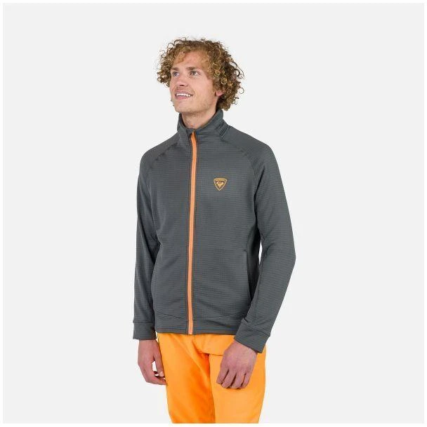 Rossignol Blackside Fleece džemperis su užtrauktuku pilkas