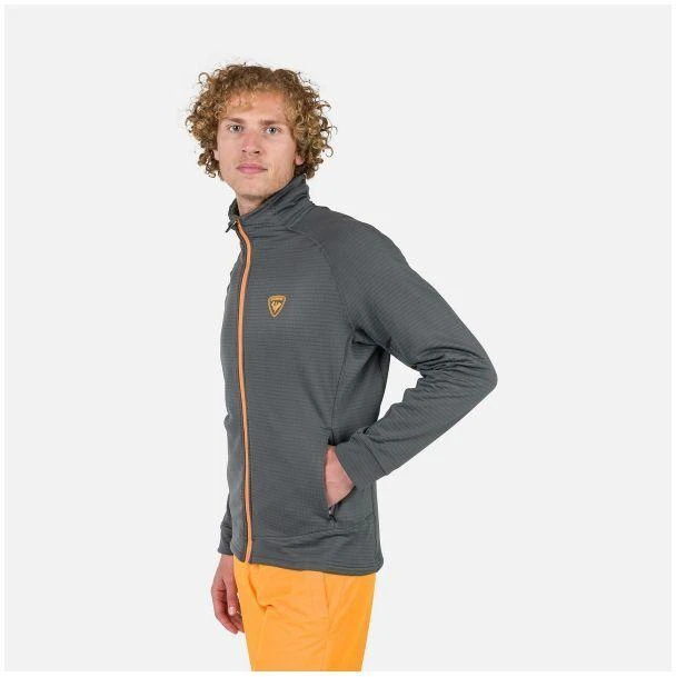 Rossignol Blackside Fleece džemperis su užtrauktuku pilkas