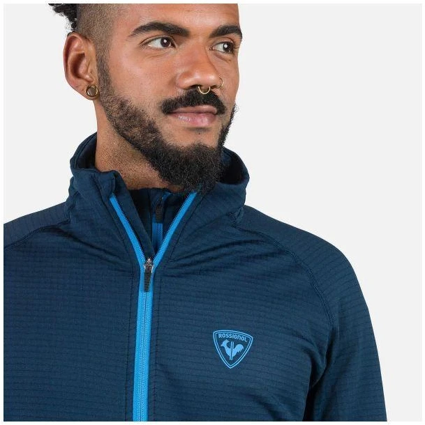 Rossignol Blackside Fleece Fz Tamsiai Mėlynas Džemperis
