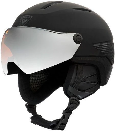 ROSSIGNOL FIT VISOR IMPACTS Juodas slidinėjimo šalmas