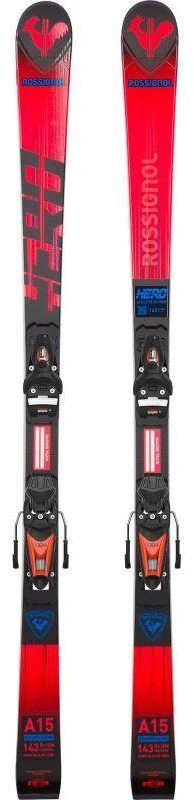 ROSSIGNOL HERO Athlete GS PRO (R21) slidės + LOOK NX7 GW B73 saitai Juoda Karšta Raudona