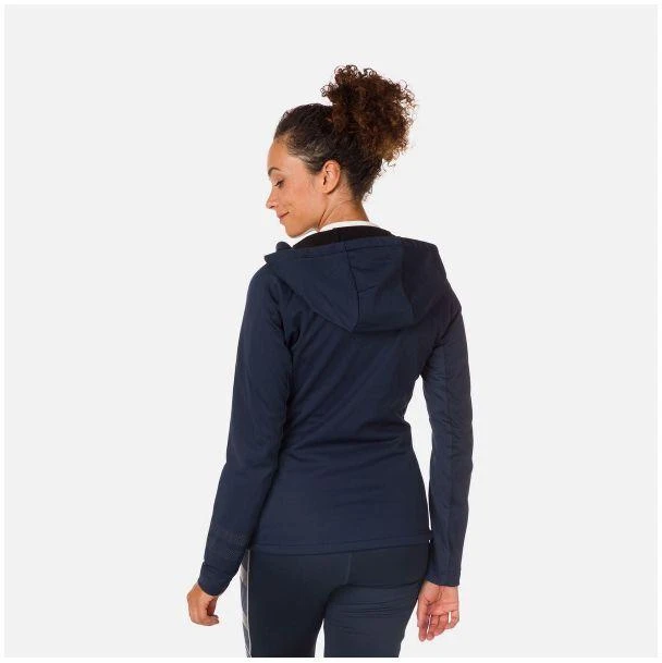 ROSSIGNOL Moteriška softshell striukė su gobtuvu, tamsiai mėlyna