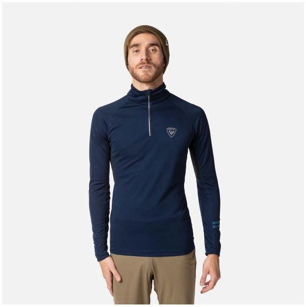 Rossignol Poursuite T-shirt su 1/2 užtrauktuku, tamsiai mėlynos spalvos