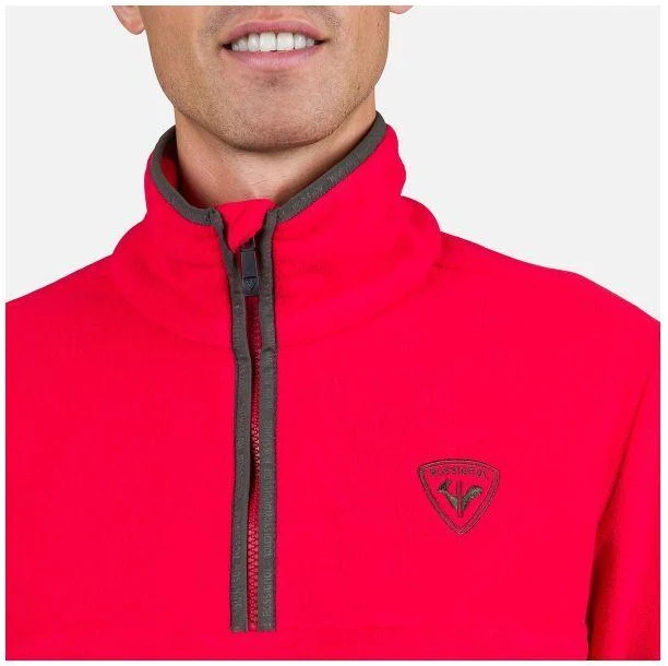 „Rossignol“ "Strawpile Fleece" pusės užtrauktuko "Sweatshirt" raudonas