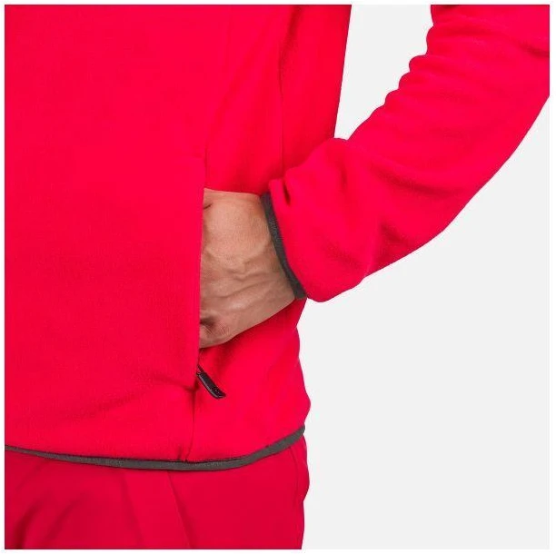 „Rossignol“ "Strawpile Fleece" pusės užtrauktuko "Sweatshirt" raudonas