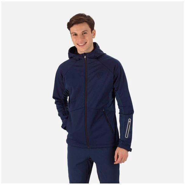 ROSSIGNOL Tamsiai mėlyna Softshell striukė su gobtuvu