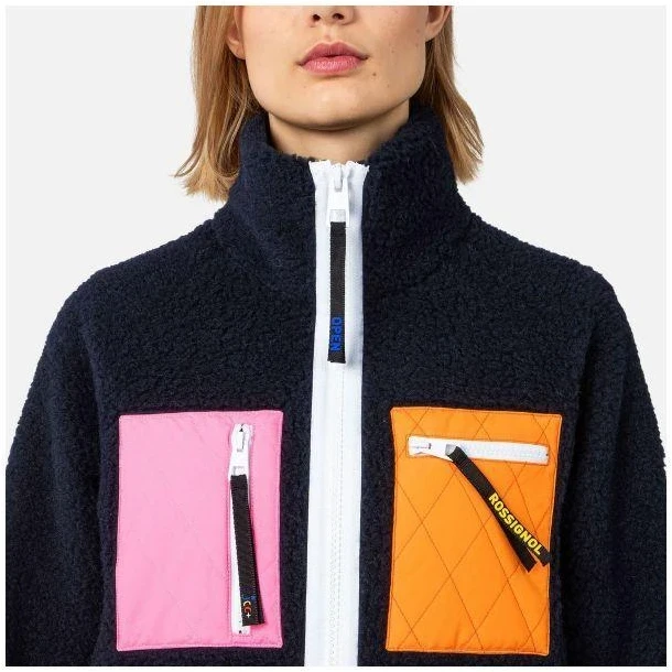 Rossignol W On Air Fleece Jkt Mėlynas Džemperis