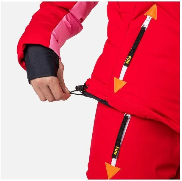 Rossignol W Pilot Down Jkt Striukė Raudona