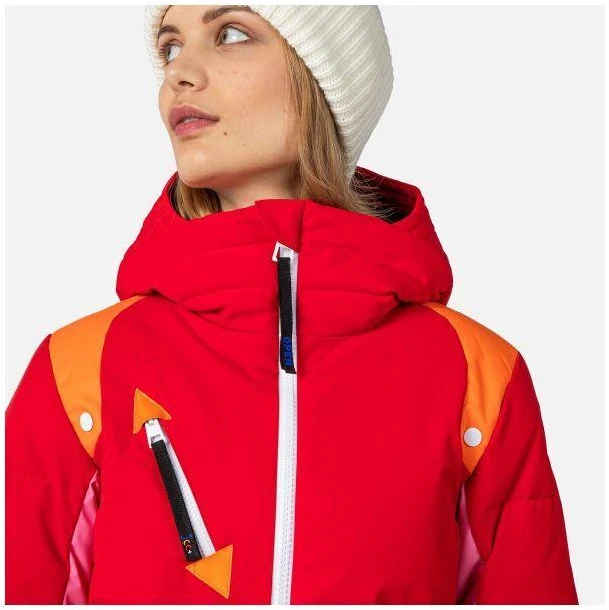 Rossignol W Pilot Down Jkt Striukė Raudona
