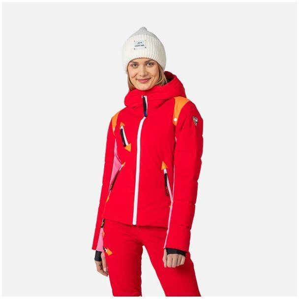 Rossignol W Pilot Down Jkt Striukė Raudona