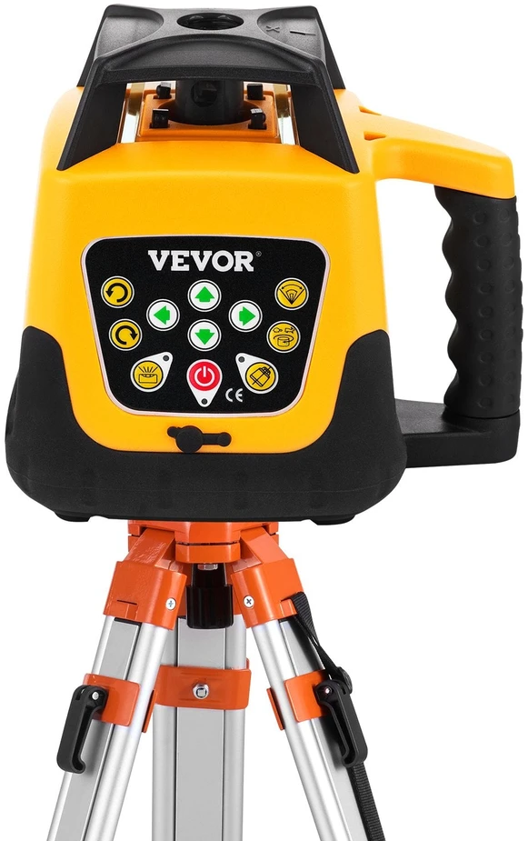 VEVOR rotacinis lazerinis lygintuvas su trikojais ir matavimo skale