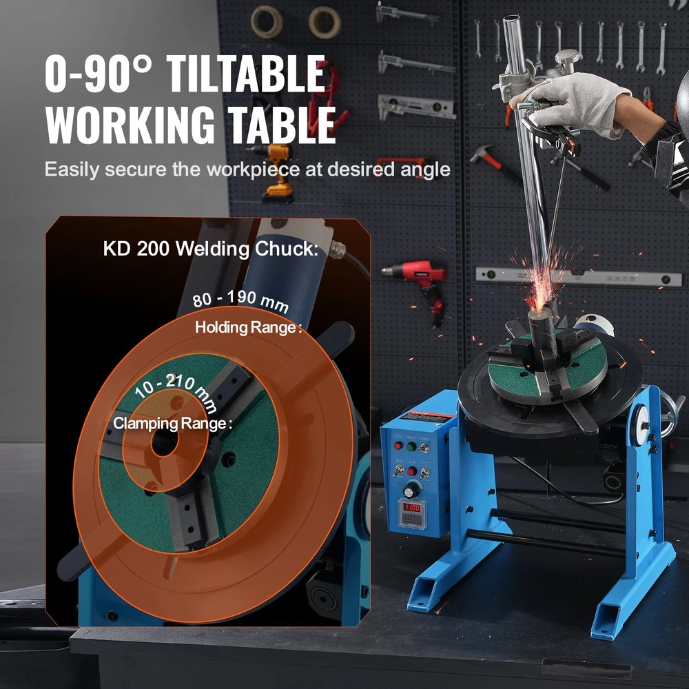 VEVOR 50 kg rotacinė suvirinimo padėklų pasukimo stalas