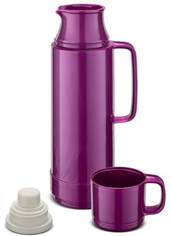 ROTPUNKT stiklinis termosas, talpa 0,750 l, blizgios vynuogės (vyskupo violetinė)