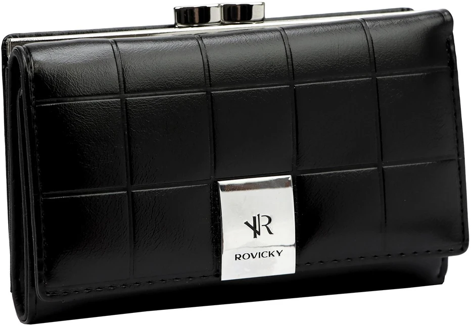 Odinė ir dirbtinės odos piniginė RFID ROVICKY RPX-23-3