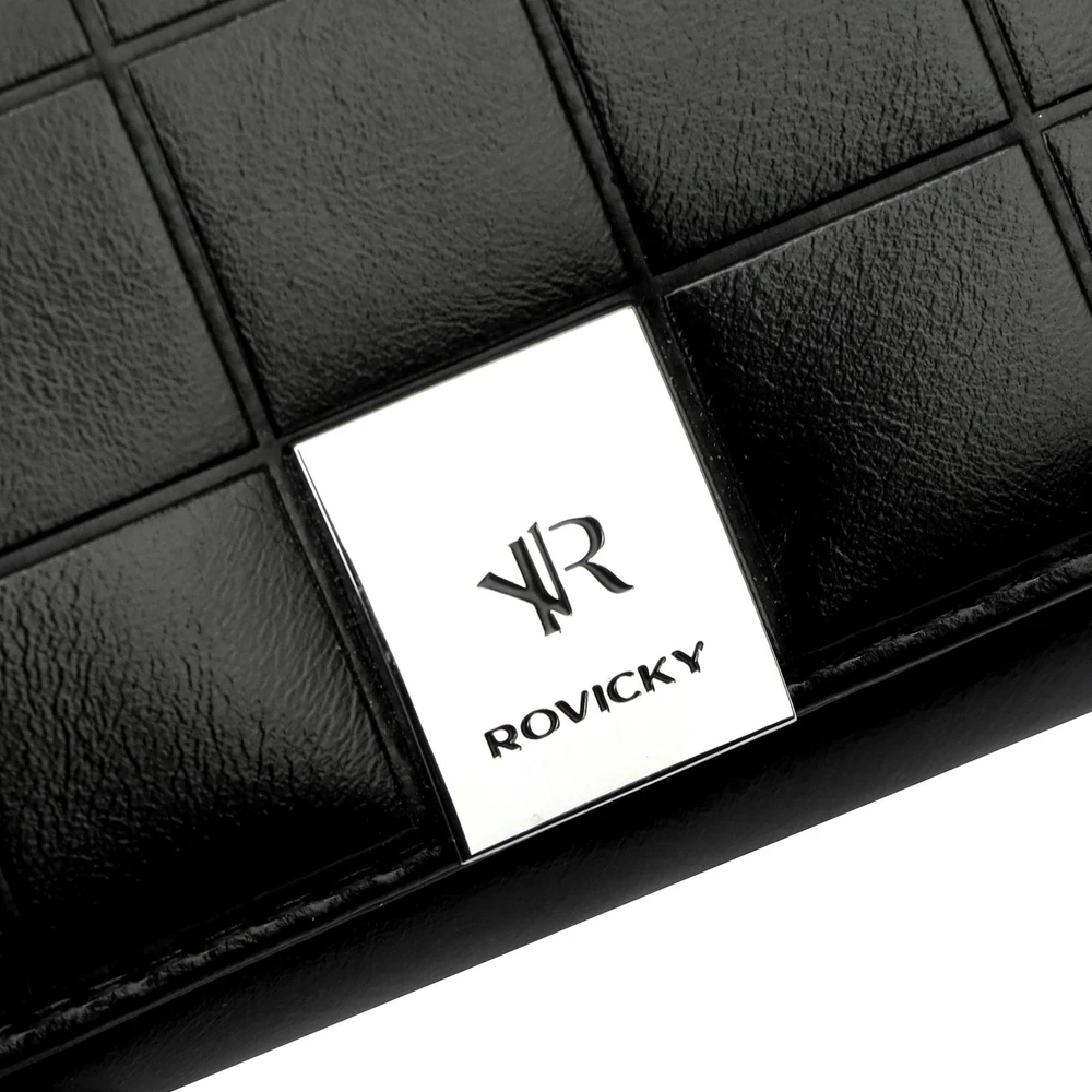 Odinė ir dirbtinės odos piniginė RFID ROVICKY RPX-23-3