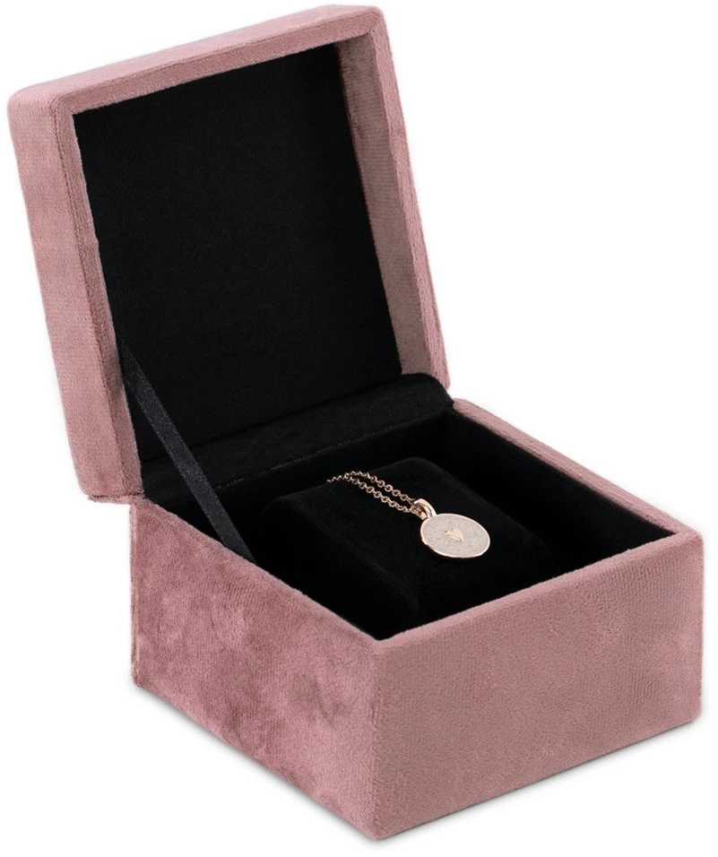 AmeliaHome Rožinė papuošalų dėžutė 10,8 × 7,8 cm