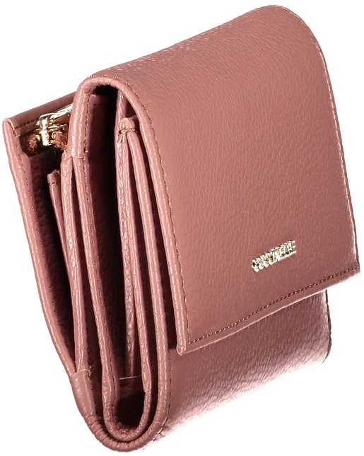 Rožinė portfel damski COCCINELLE Metallic Soft