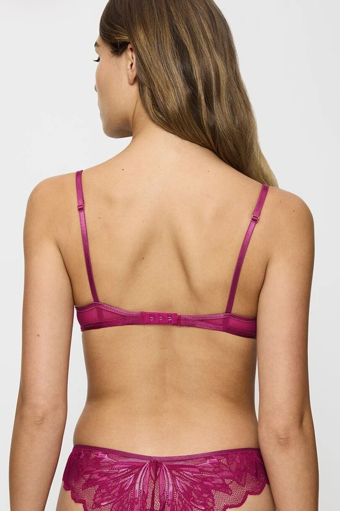 Rožinė push-up liemenėlė Triumph