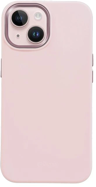 Crong Color Cover LUX Magnetic - Dėklas iPhone 15 Plus MagSafe (rožinė)