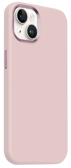 Crong Color Cover LUX Magnetic - Dėklas iPhone 15 Plus MagSafe (rožinė)