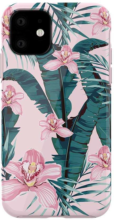 Rožinis iPhone 11 Pro Max dėklas Devia Perfume Lily serijos