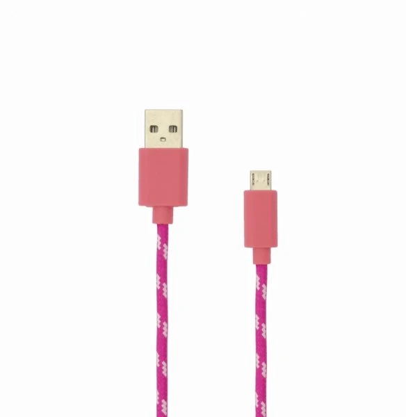 Sbox Technology Sbox USB->Micro USB 1M USB-1031P rožinės spalvos
