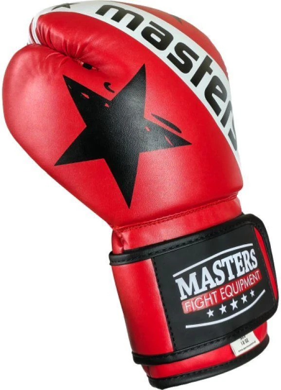RPU-STAR bokso pirštinės 12 oz, raudonos