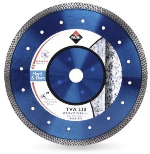 RUBI DIAMOND BLADE TVA 230 x 22,2mm SUPERPRO