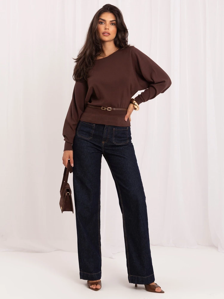Rudas oversize megztinis