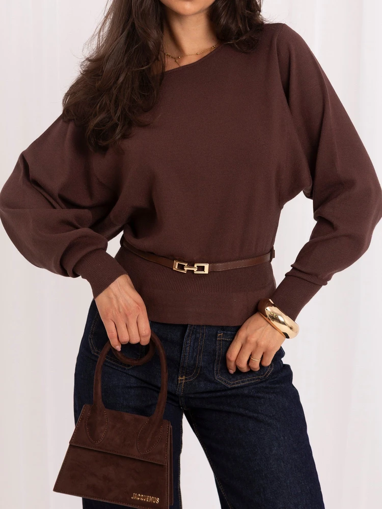 Rudas oversize megztinis