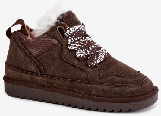 Rudi aulinukai su kailiniu pašiltinimu Step in style