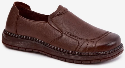 Rudi aulinukai su natūralia oda Step in style