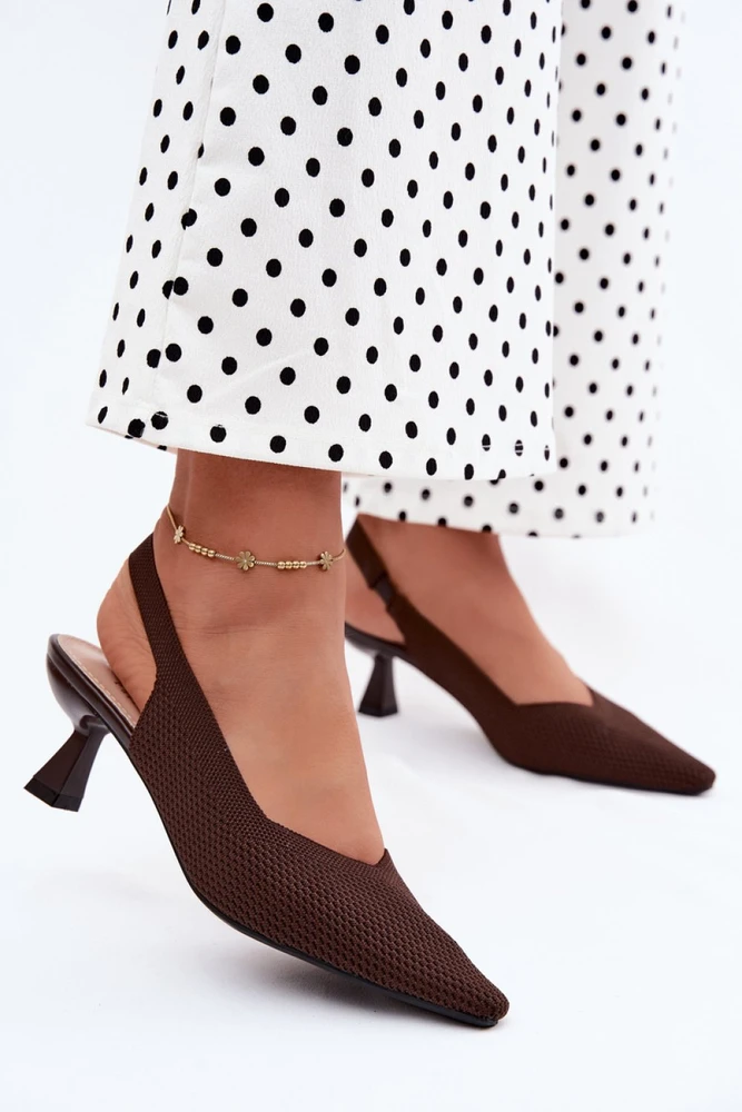 Rudos basutės su kulnu Step in style