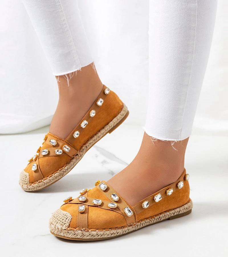 Rudos Chanou espadrilės