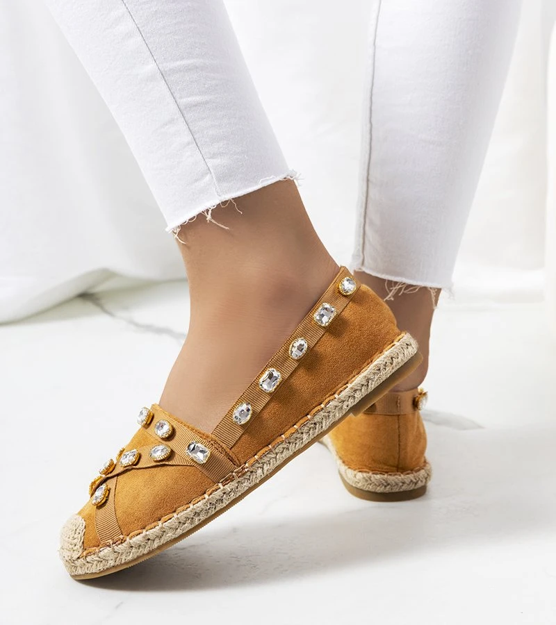 Rudos Chanou espadrilės