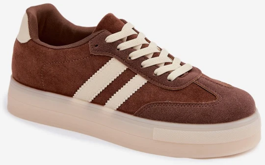 Rudos sportbačiai su platforma Step in style